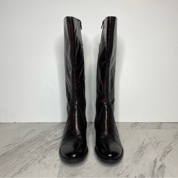 New! Born Gibb Knee High Dark Brown Leather Boot 7M - Picture 2 of 13
